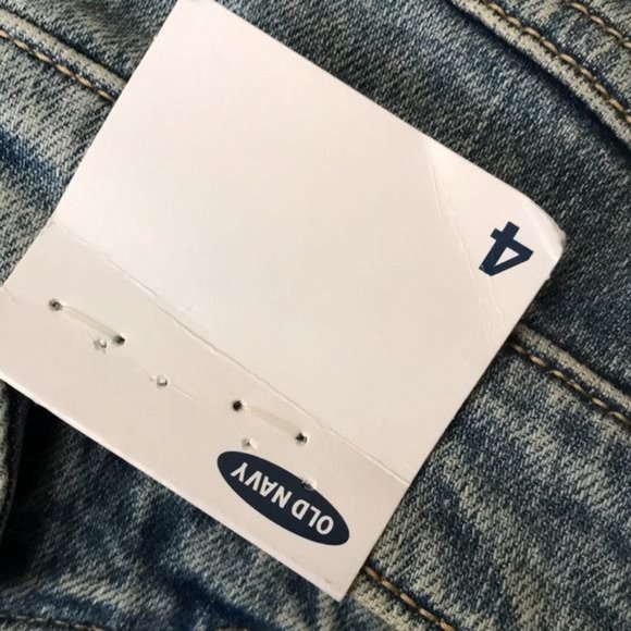 OLD NAVY Raw Hem Denim Mini Skirt Size 4 - Picture 9 of 9